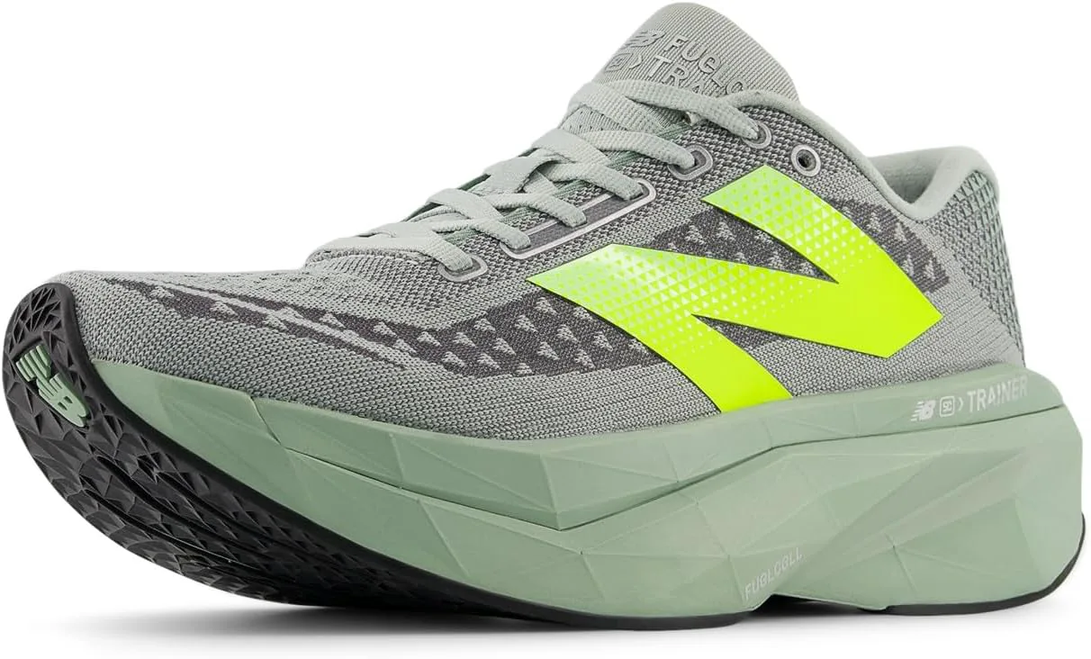 Мужские кроссовки New Balance FuelCell Supercomp Trainer V3, зеленый/серый