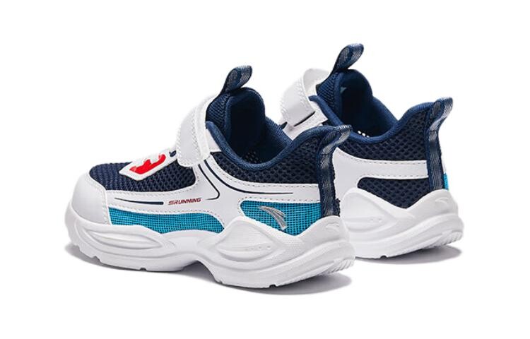 Детские кроссовки PS Low-top Белые/Синие/Красные Anta Kids, белый/синий/красный — фото 3