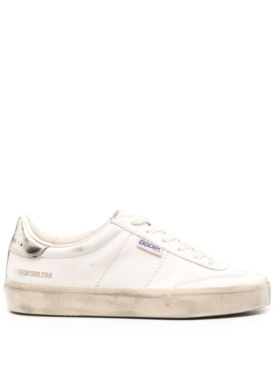 

Golden Goose кроссовки Soul Star с эффектом потертости, нейтральный цвет