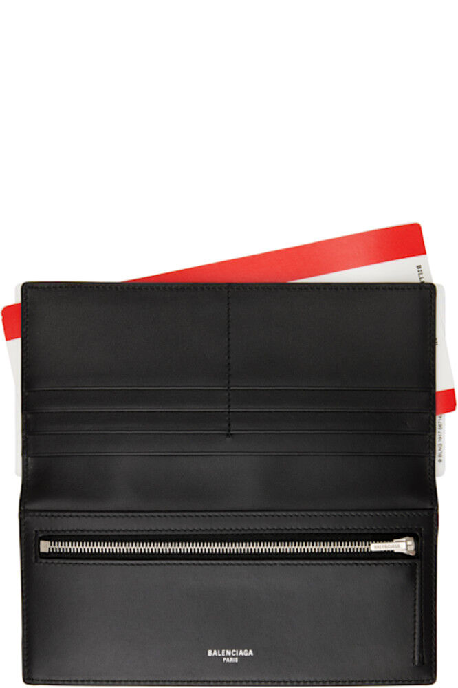 Длинный кошелек Navy Passport для 2 билетов Balenciaga — фото 3