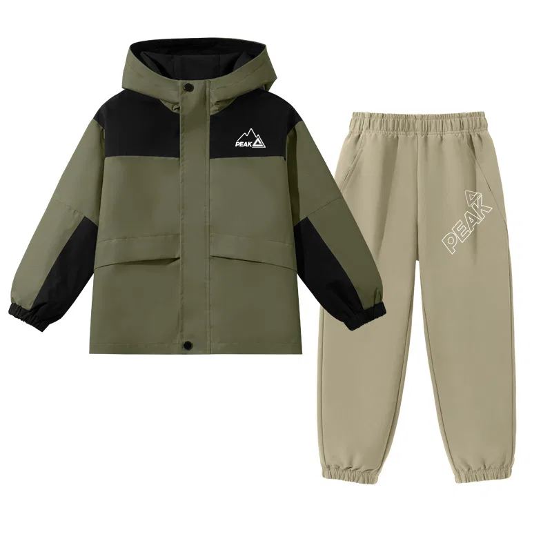 Спортивный костюм с капюшоном PEAK Army Green