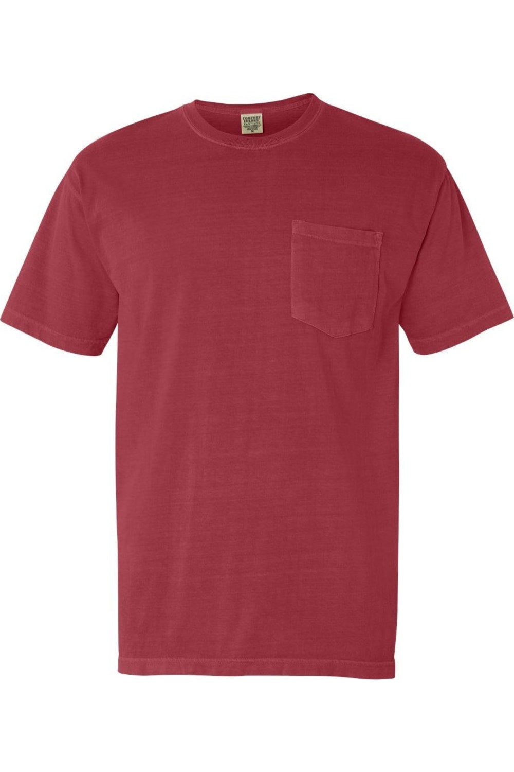 

Футболка Comfort Colors Garment-Dyed Heavyweight Pocket, малиновый