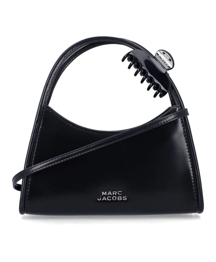 

Гламурная сумка-краб с зажимом через плечо Marc Jacobs, черный