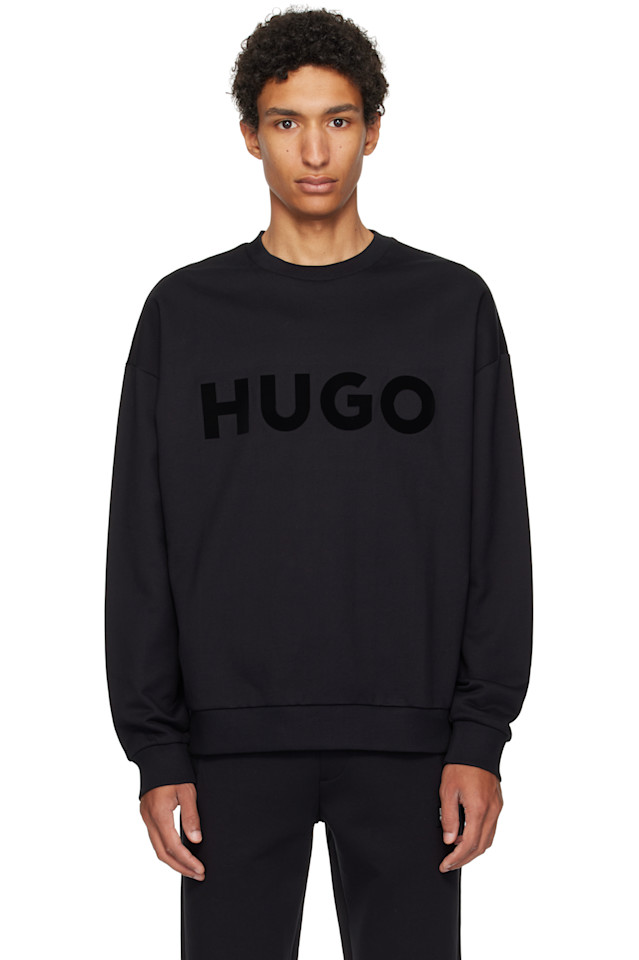 

Толстовка свободного кроя Hugo, черный