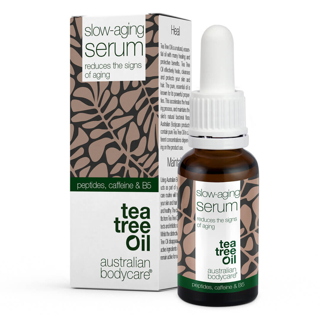 

Australian Bodycare, Сыворотка для замедления старения для кожи 50+ с витамином В5, пептидами, антиоксидантами и кофеином - против морщин, 30мл