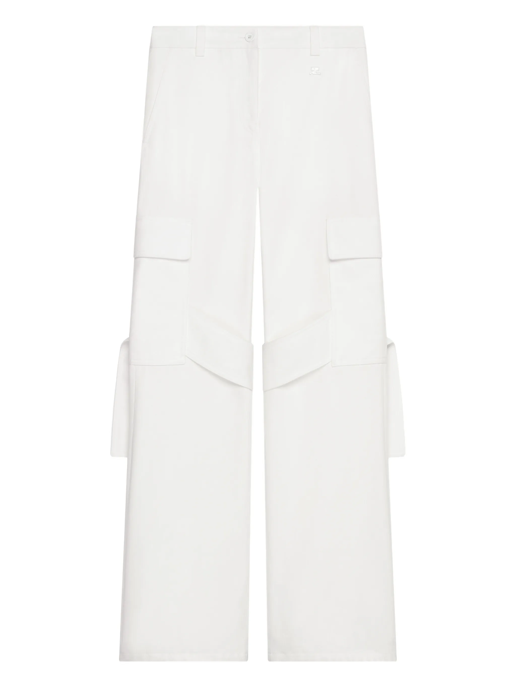 

Брюки с карманами Courrèges, белый