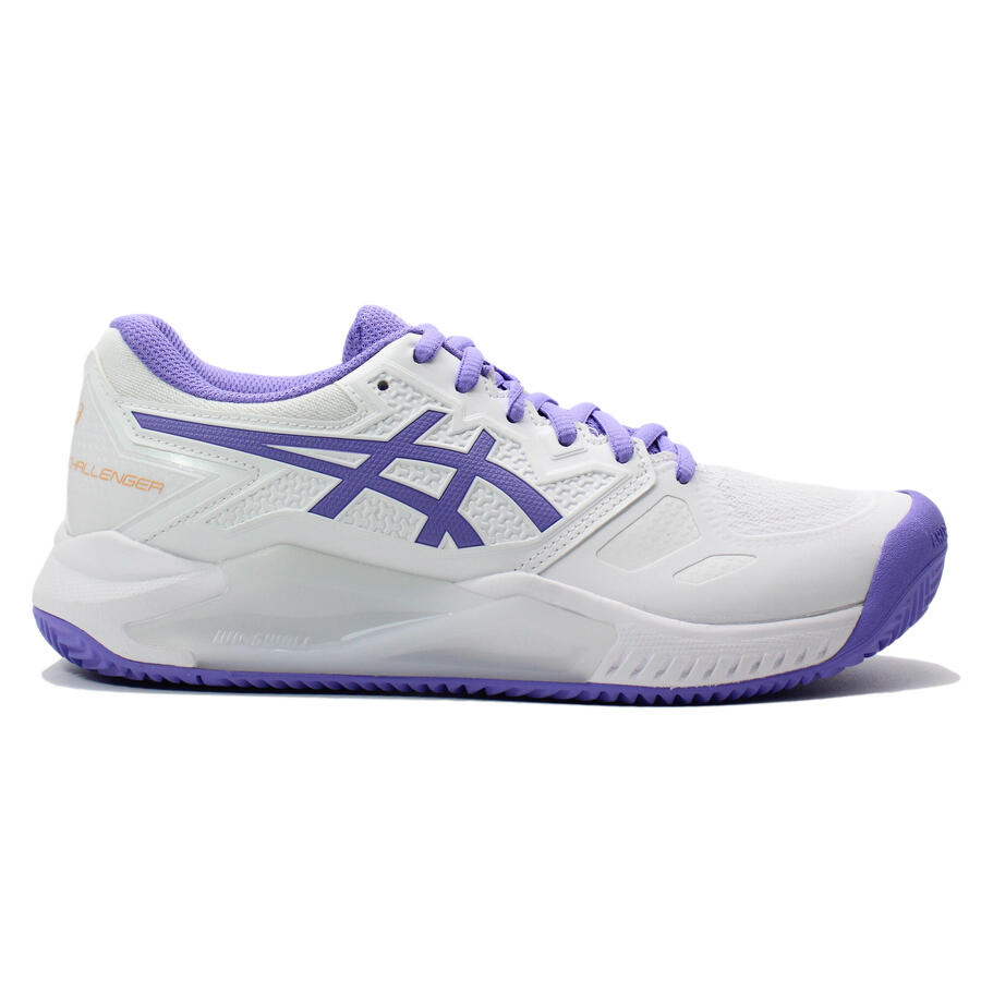 Женские кроссовки Asics Gel-challenger 13 Clay 1042a165-104 белого и фиолетового цветов