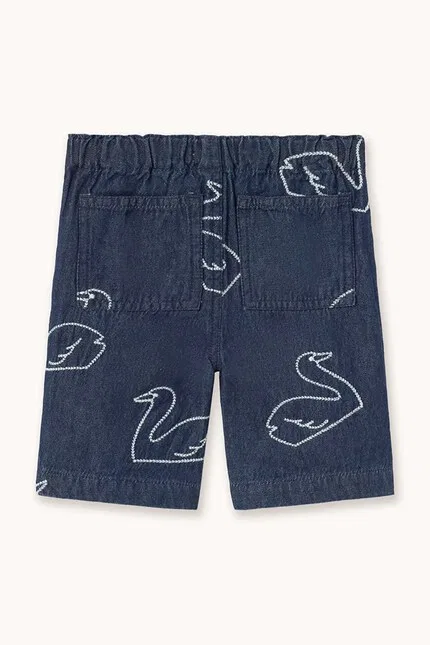 Штаны с узором Big Swans Baby Pant Tinycottons, синий — фото 2