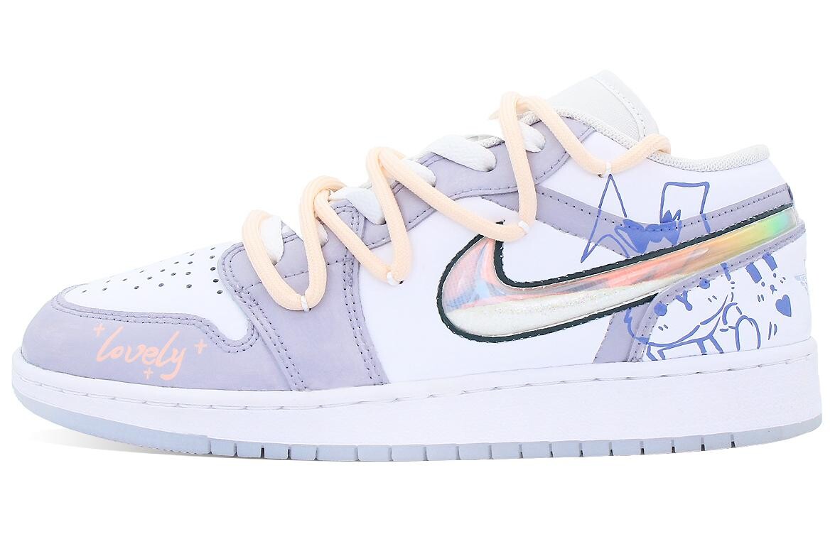 

Jordan Air Jordan 1 винтажные баскетбольные кроссовки женские, Lilac