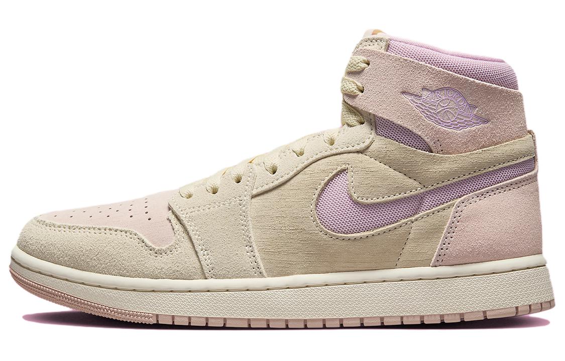 

Кроссовки Jordan 1 High Zoom Air CMFT 2 Muslin Plum Chalk Women's, розовый