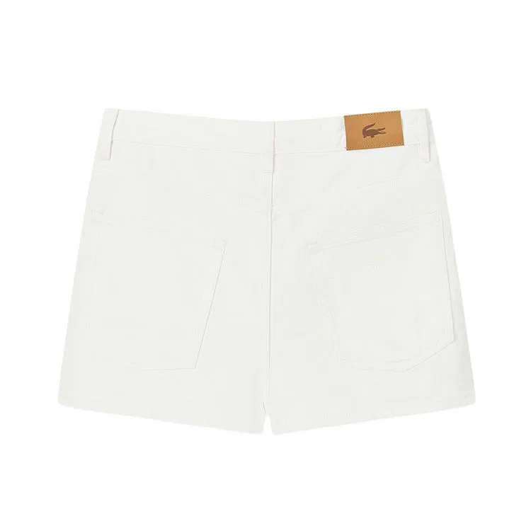 Шорты джинсовые LACOSTE Moderate 001/White — фото 3