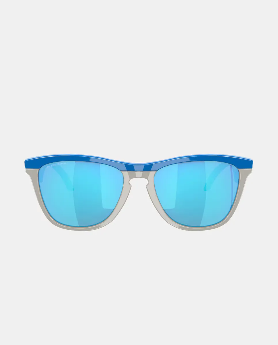 

Синие мужские солнцезащитные очки овальной формы Oakley, синий