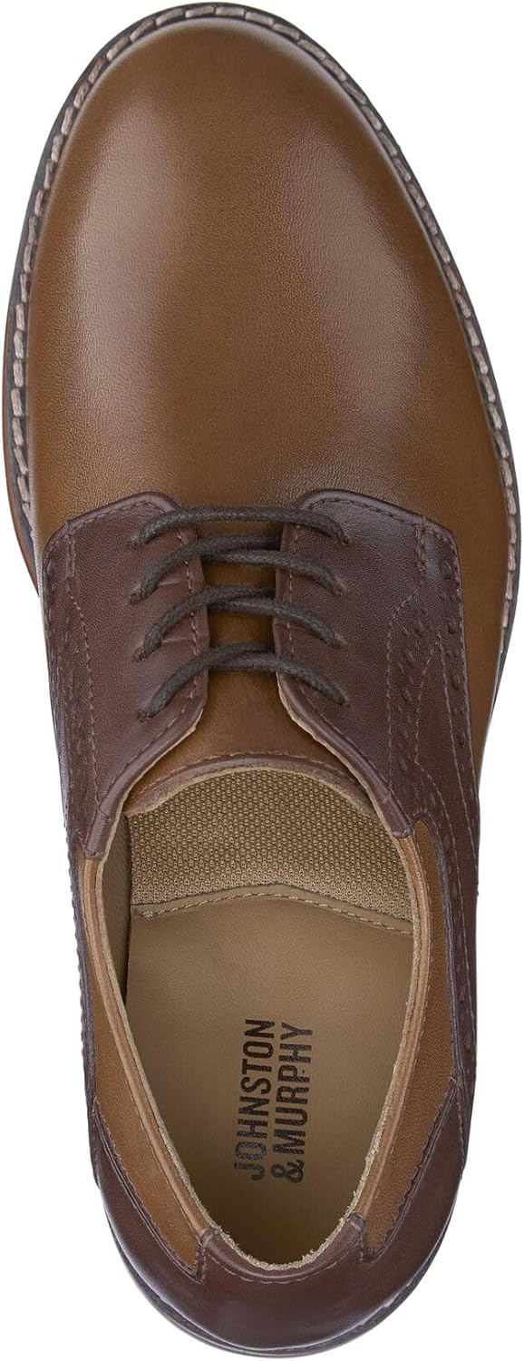 Johnston Murphy Большой размер Conard Saddle Детские Ботинки на шнуровке Johnston & Murphy, коричневый — фото 3