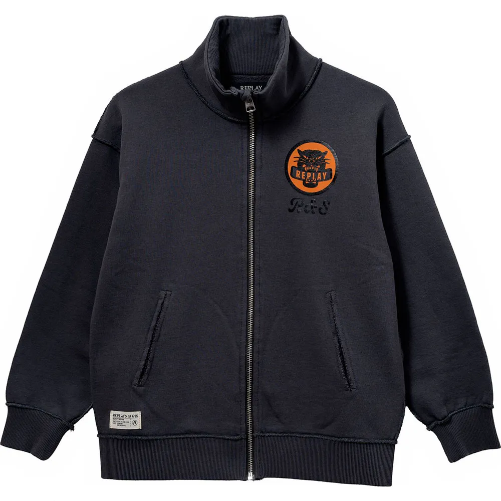 

Толстовка Replay SB2729.050.23980 full zip, серый