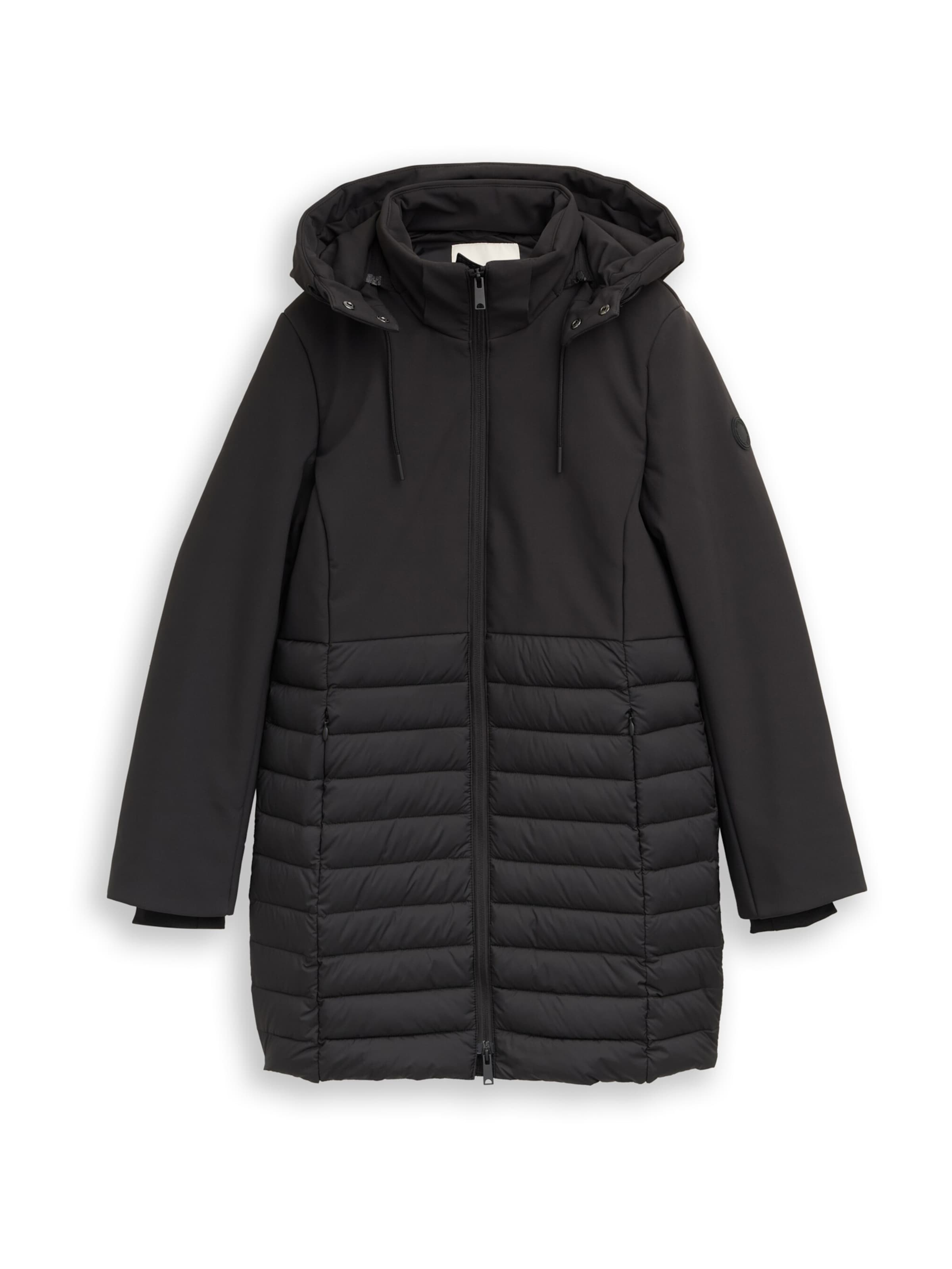 

TOM TAILOR Куртка для межсезонья в черном цвете