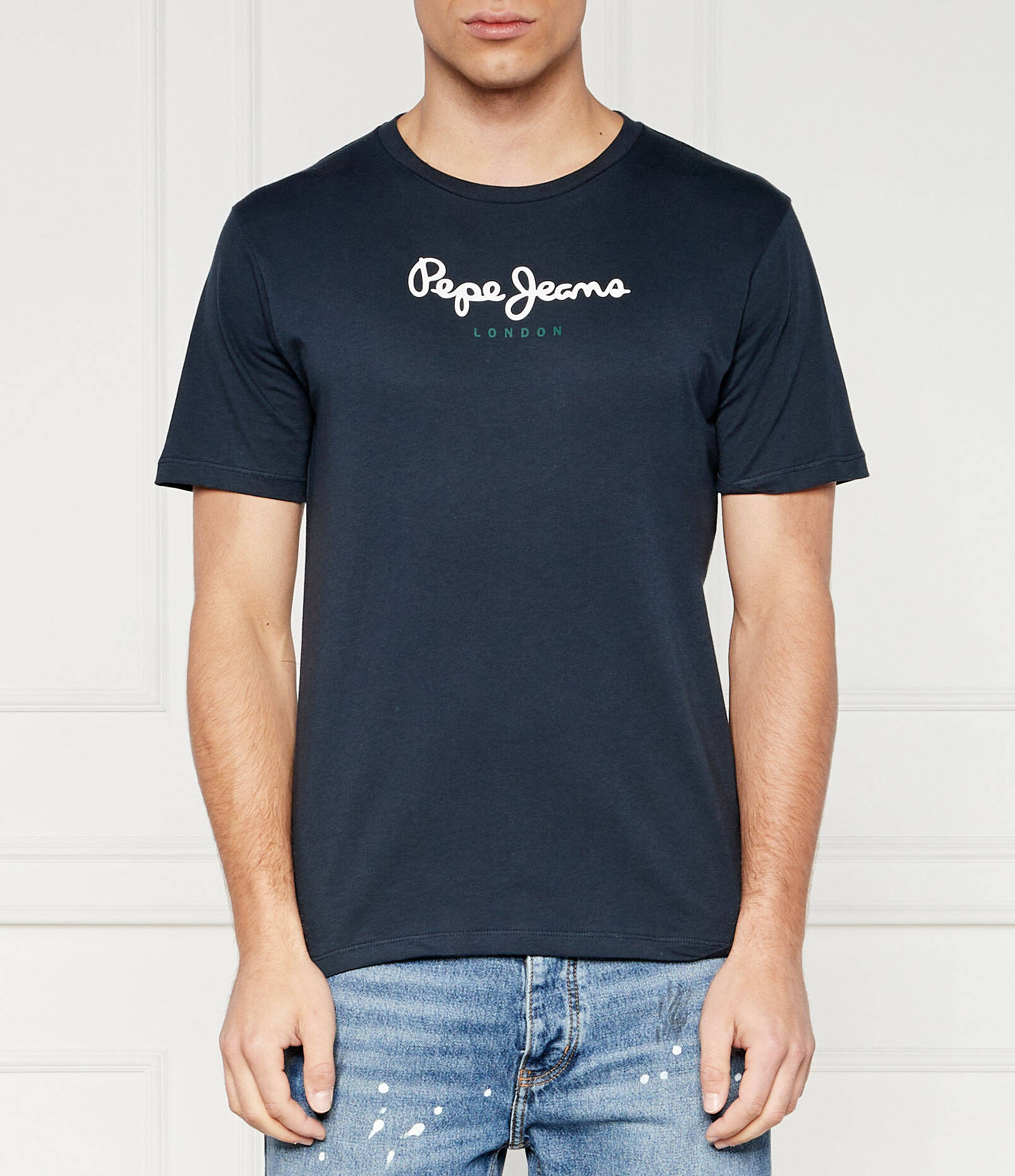 

Футболка Pepe Jeans London Regular Fit, темно-синий