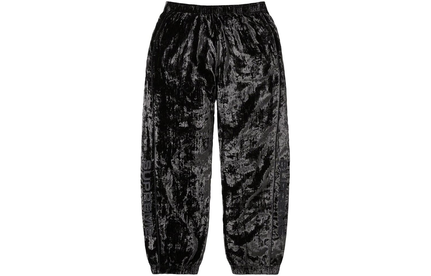 

Брюки Supreme Crushed Velvet, черный