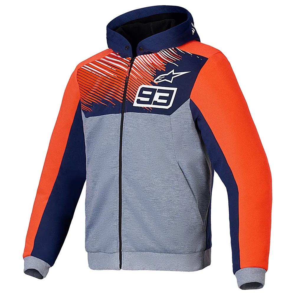 

Толстовка Alpinestars MM93 Chrome V2 Sport full zip, красный