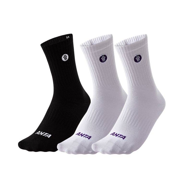 

Универсальные баскетбольные носки 3 пары ANTA, фиолетовый