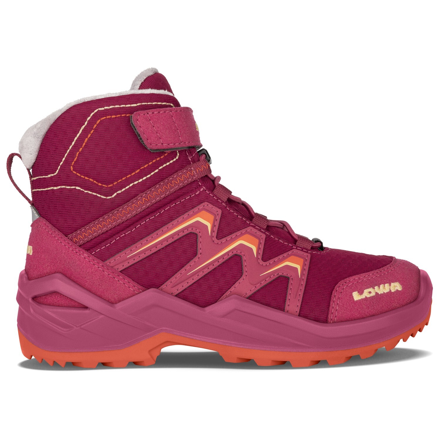 

Зимняя обувь Lowa Maddox Warm GTX Mid Junior, цвет Beere/Orange