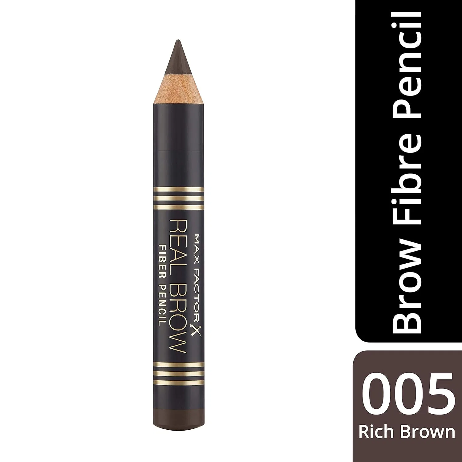 Карандаш для бровей «Real Brow Fibre Pencil Rich Brown 5» от Max Factor Max Factor, 005 Rich Brown — фото 3