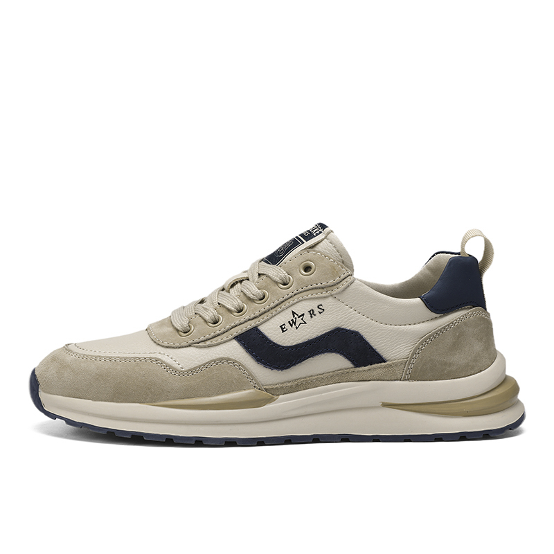 

Износостойкие низкие повседневные туфли для мужчин Bull charm, Beige