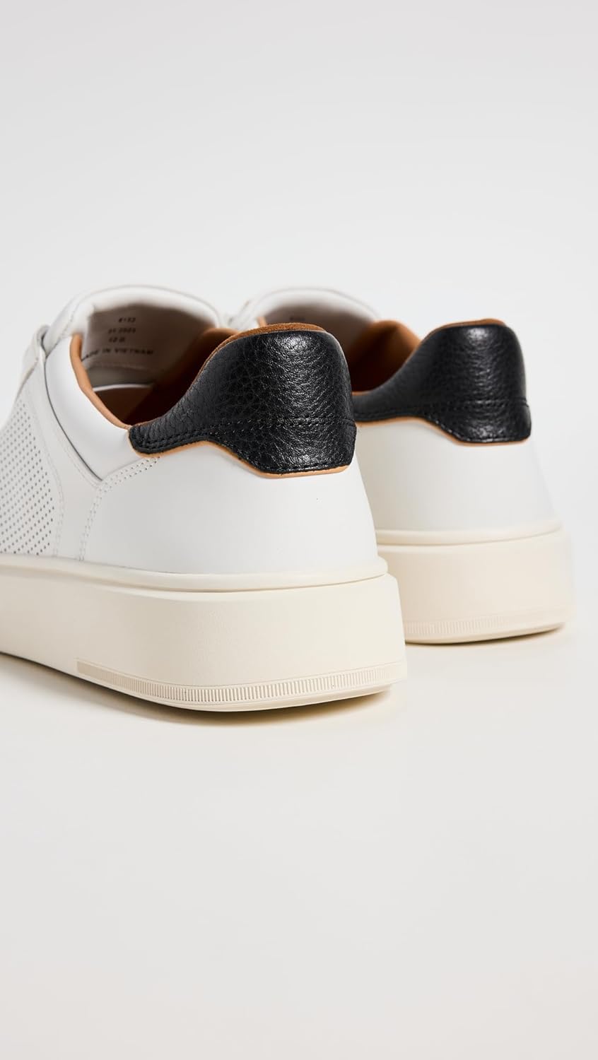 Мужские кожаные кроссовки Allen Edmonds Oliver, белый — фото 3