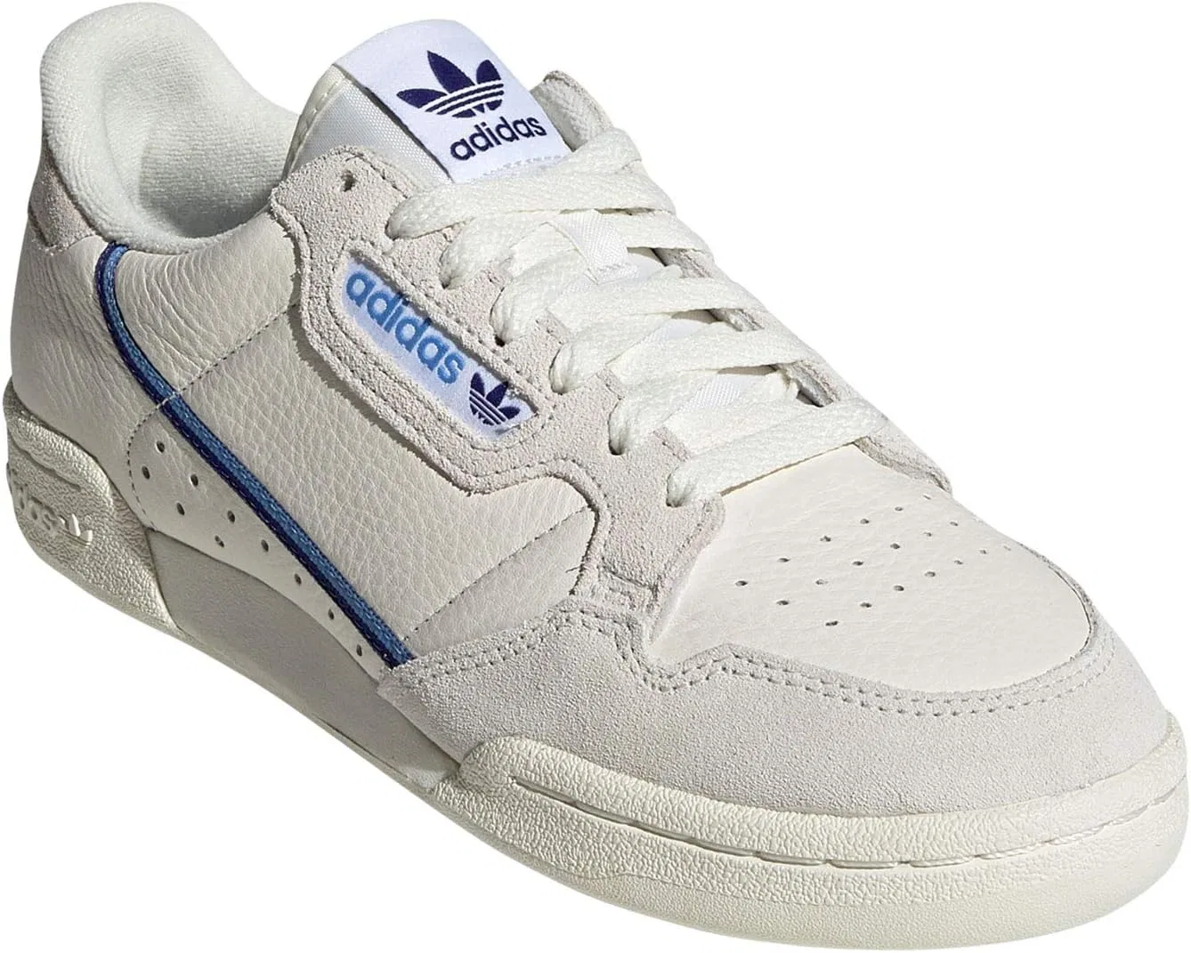 Мужские кроссовки Adidas Continental 80 для фитнеса, белые/красные/синие — фото 4