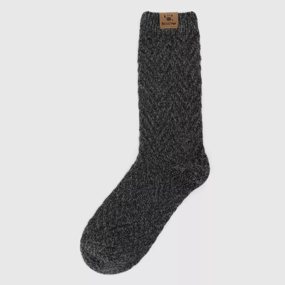 

Женские носки Bearpaw с фактурным шевронным узором Bear Paw, цвет Charcoal Gray