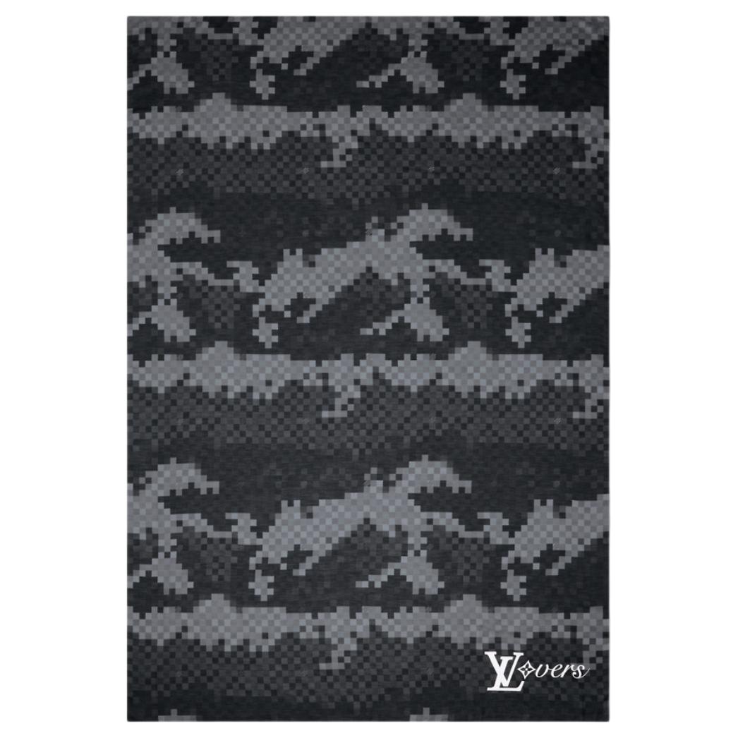 

LOUIS VUITTON Дамский камуфляжный палантин, Gray