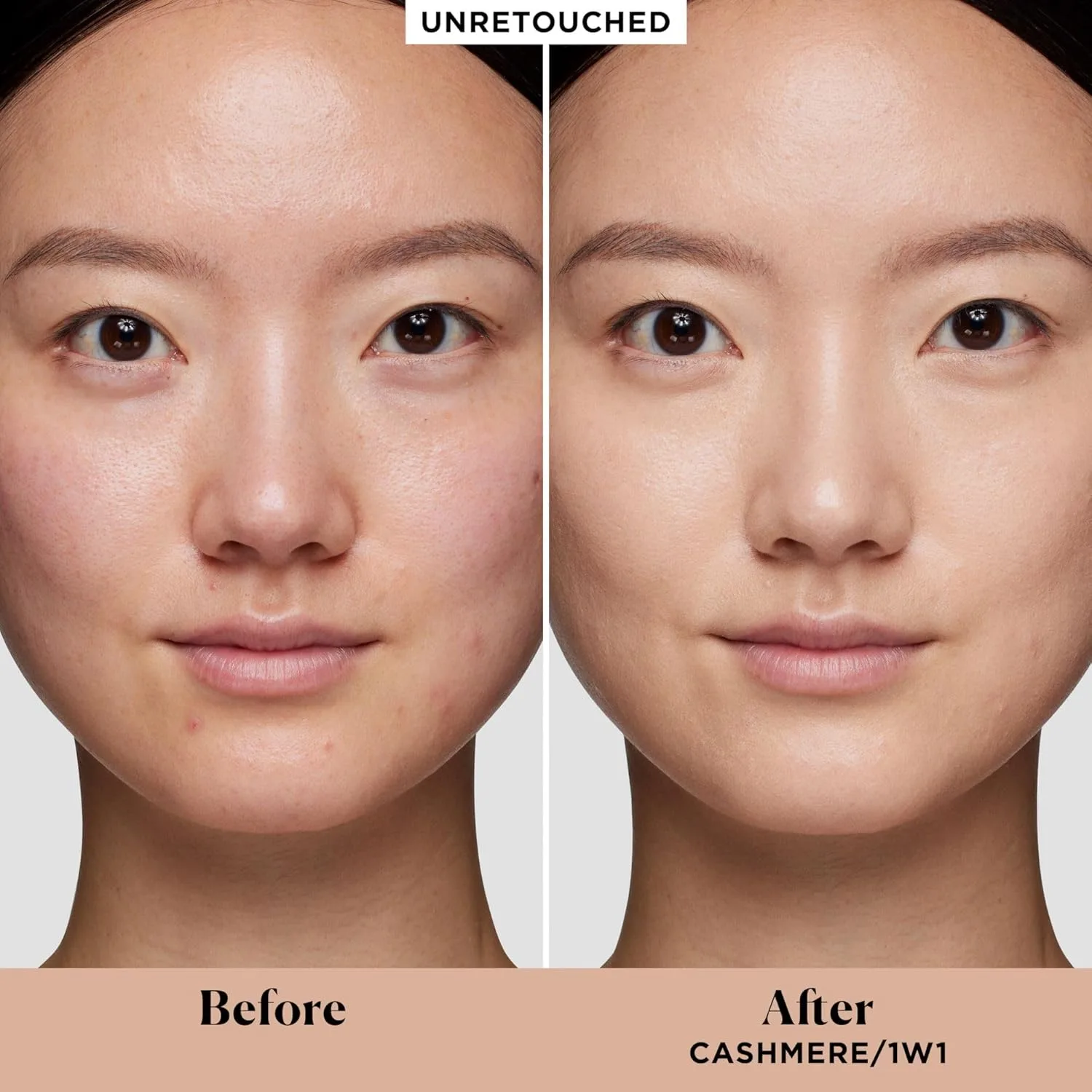 Водостойкая, невесомая тональная основа Real Flawless Weightless Perfecting Waterproof Foundation, среднее покрытие, возможность наслаивания, стойкость до 12 часов, некомедогенная, 28 г. Laura Mercier, 1W1 Cashmere - fair with warm undertones (0... — фото 3