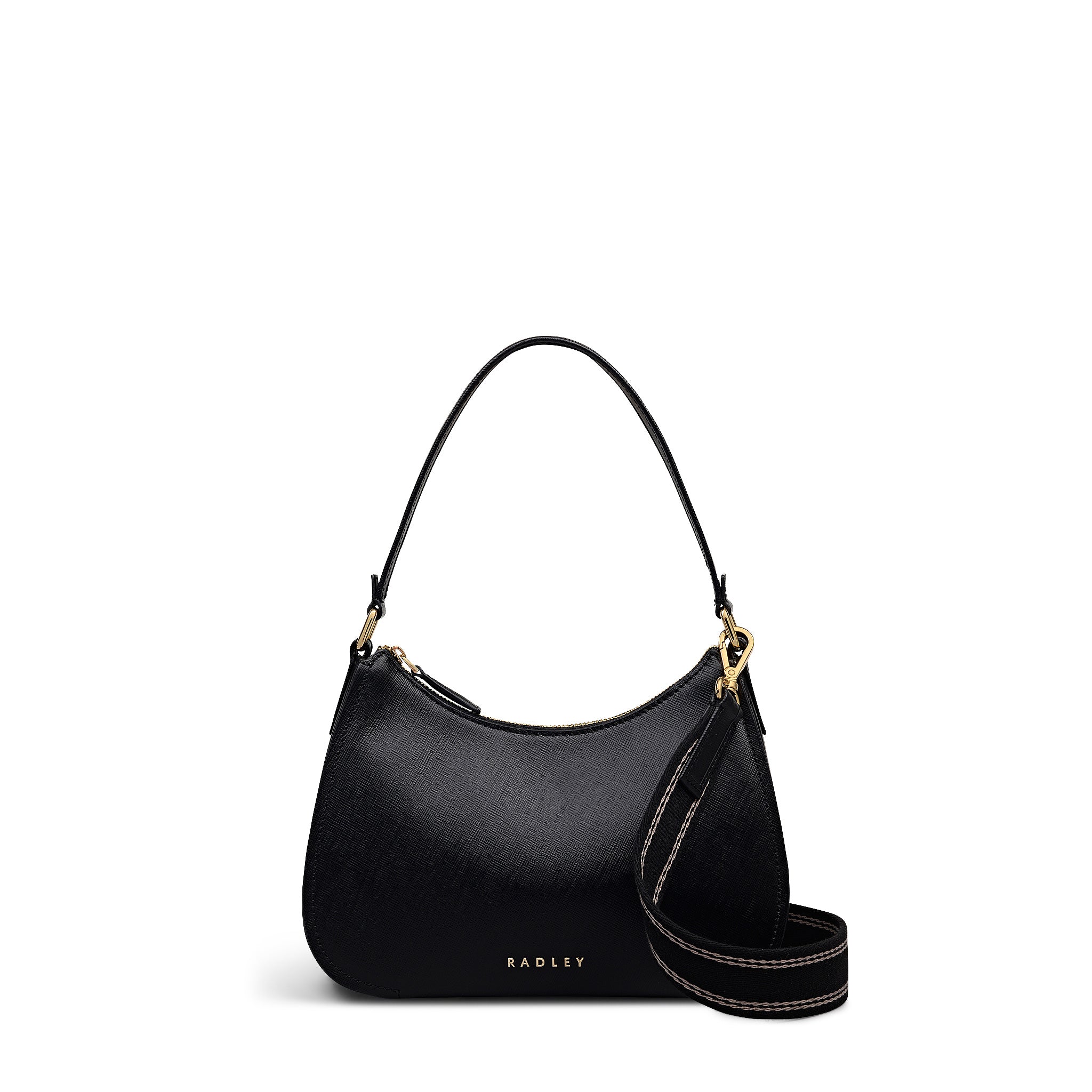 

Сумка через плечо Crosby Alley среднего размера с застежкой-молнией Radley, черный