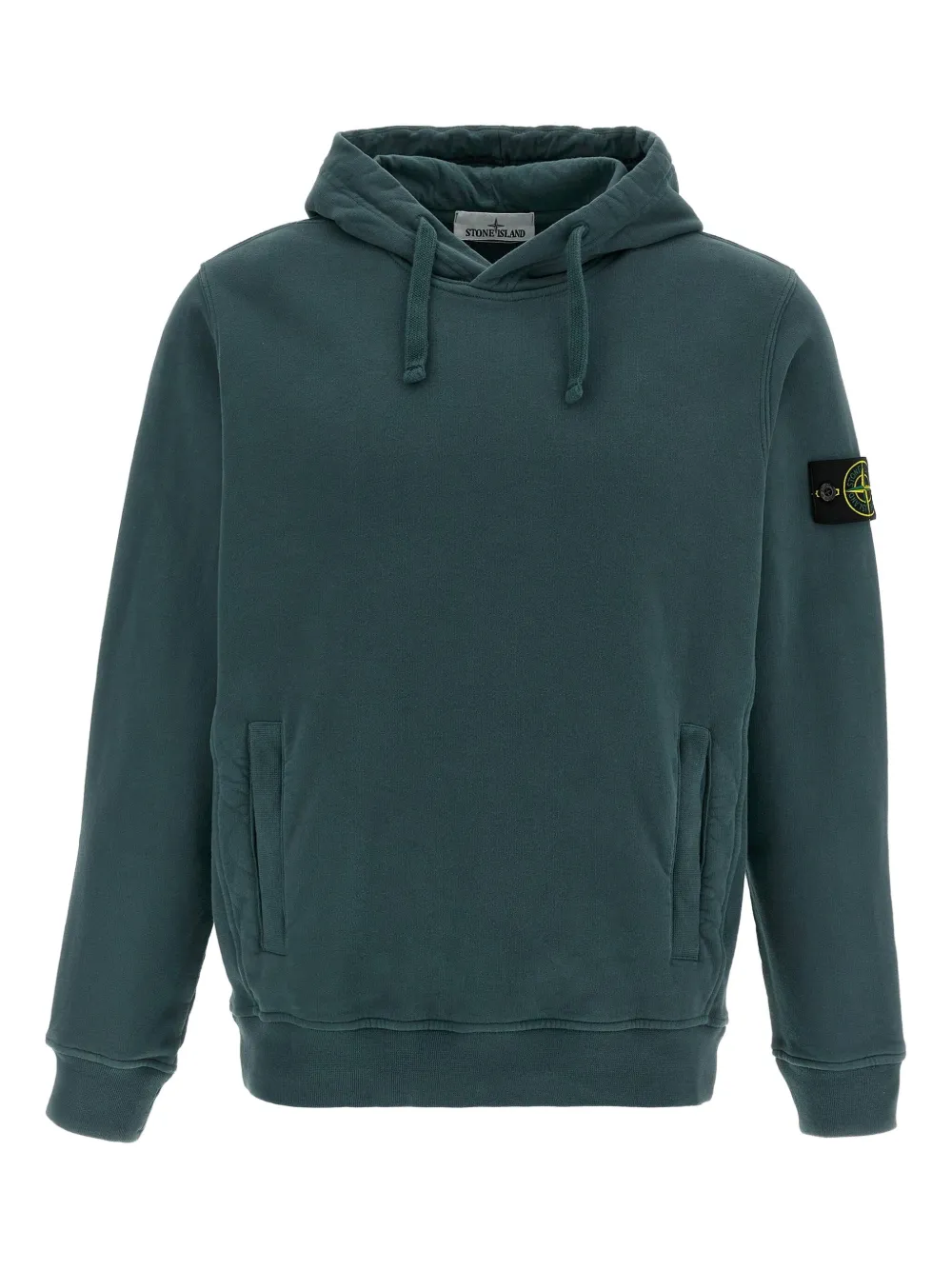 

Худи с нашивкой-компасом Stone Island, зеленый