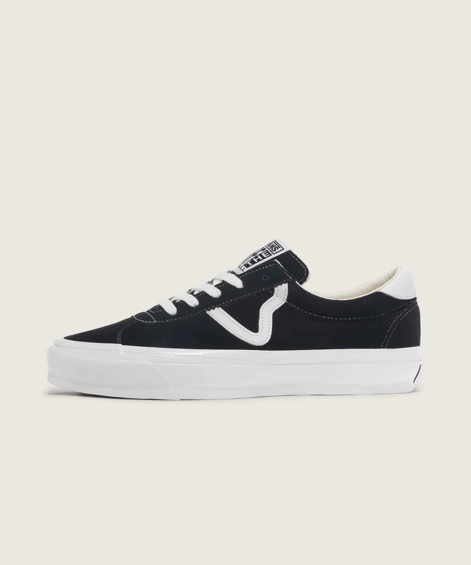 Унисекс кроссовки VANS PREMIUM из натуральной кожи чёрно-белые