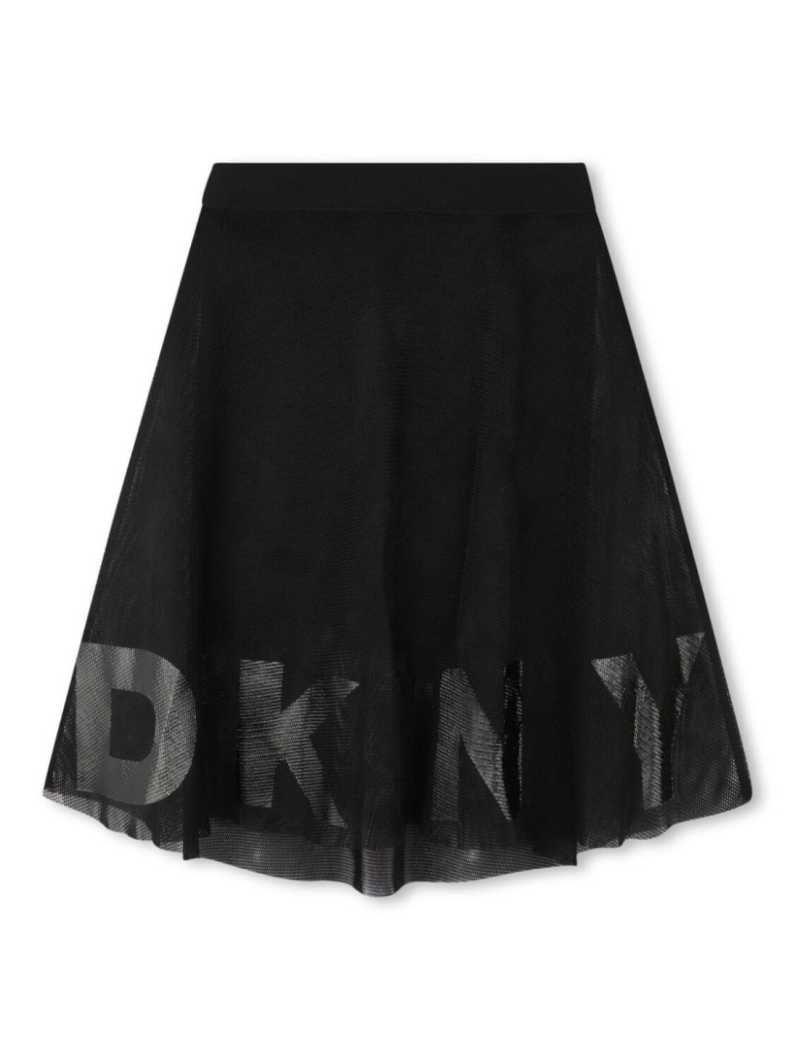 

Dkny Kids юбка из тюля с логотипом, черный