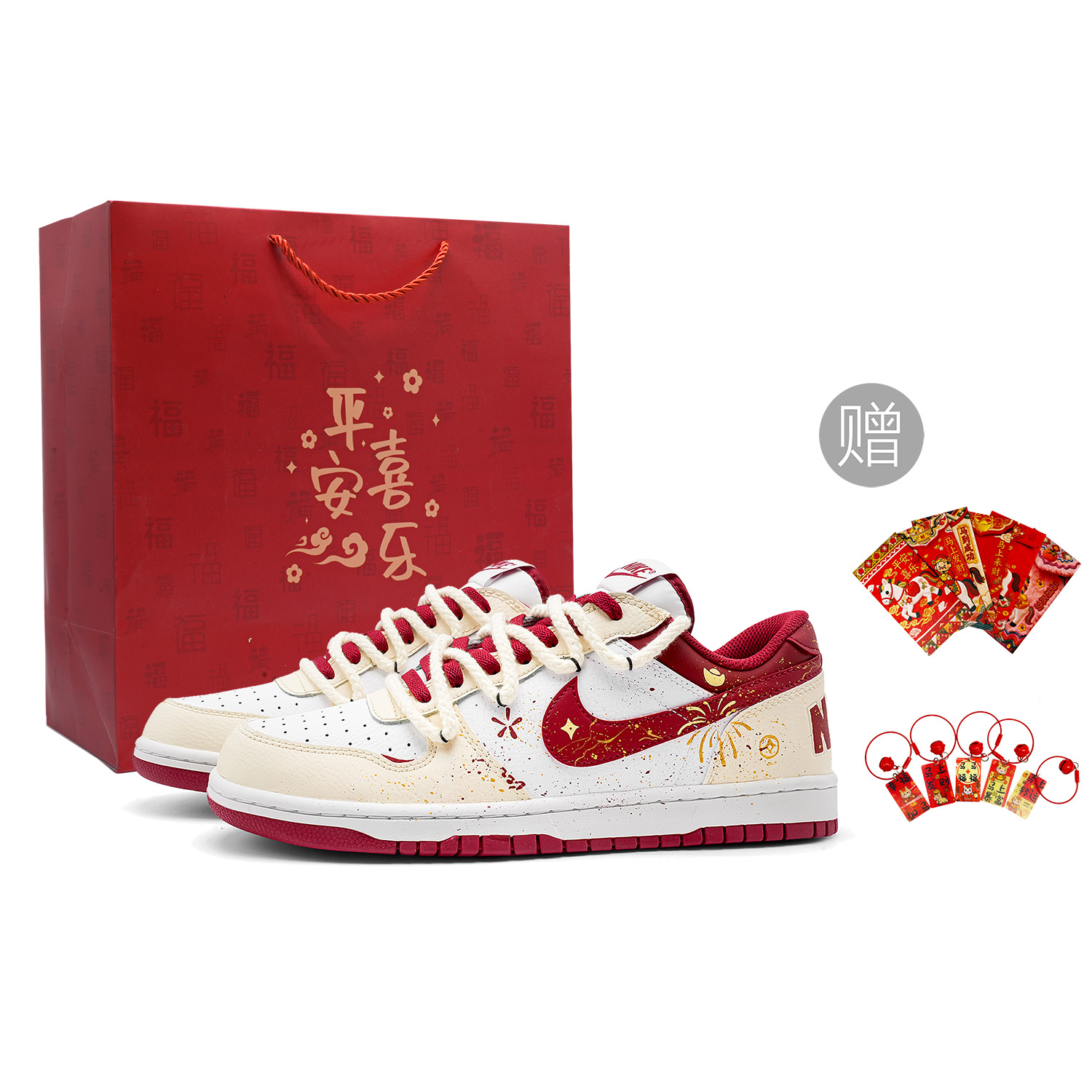 

Nike Кроссовки Big FOMO Abrasion Resistant Height Increasing Low top Skateboard для мужчин, красные