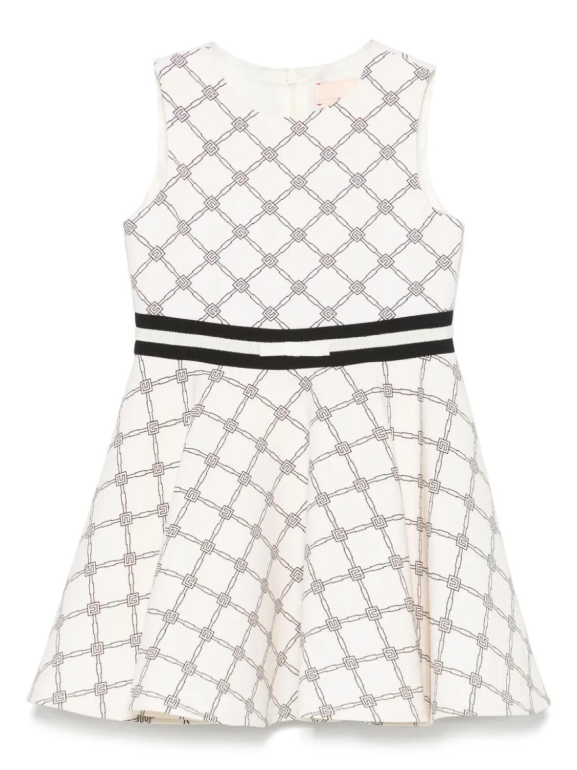 

Платье с логотипом Elisabetta Franchi La Mia Bambina, нейтральный