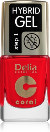 

Гибридный лак для ногтей без использования уф/светодиодной лампы Delia Cosmetics Coral Hybrid Gel, 125 11 ml