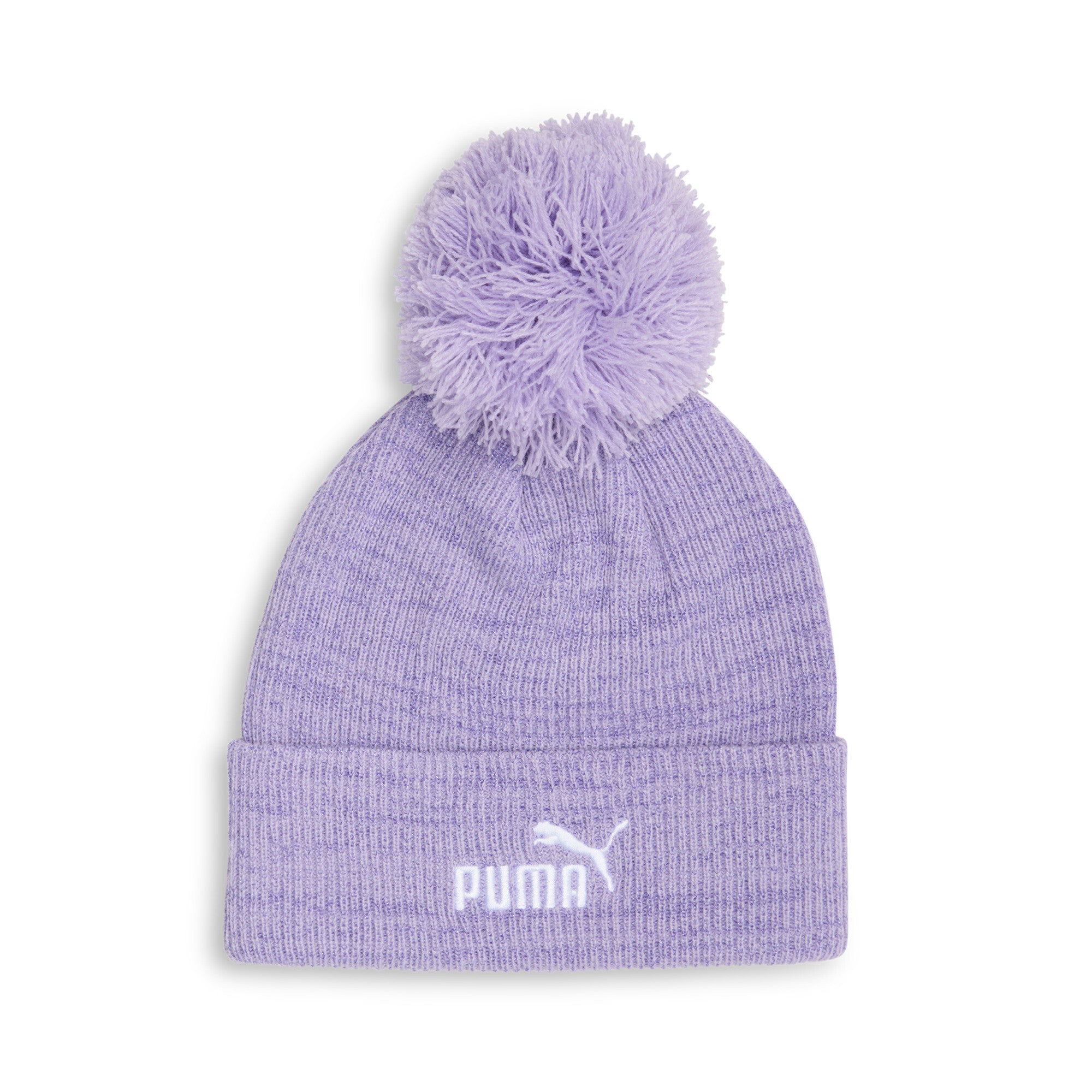 

Женская шапка-бини с помпоном PUMA Ribbed Pom, цвет lilac chiffon