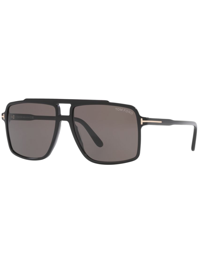 

Мужские солнцезащитные очки Kemp, TR001927 Tom Ford, Black Shiny