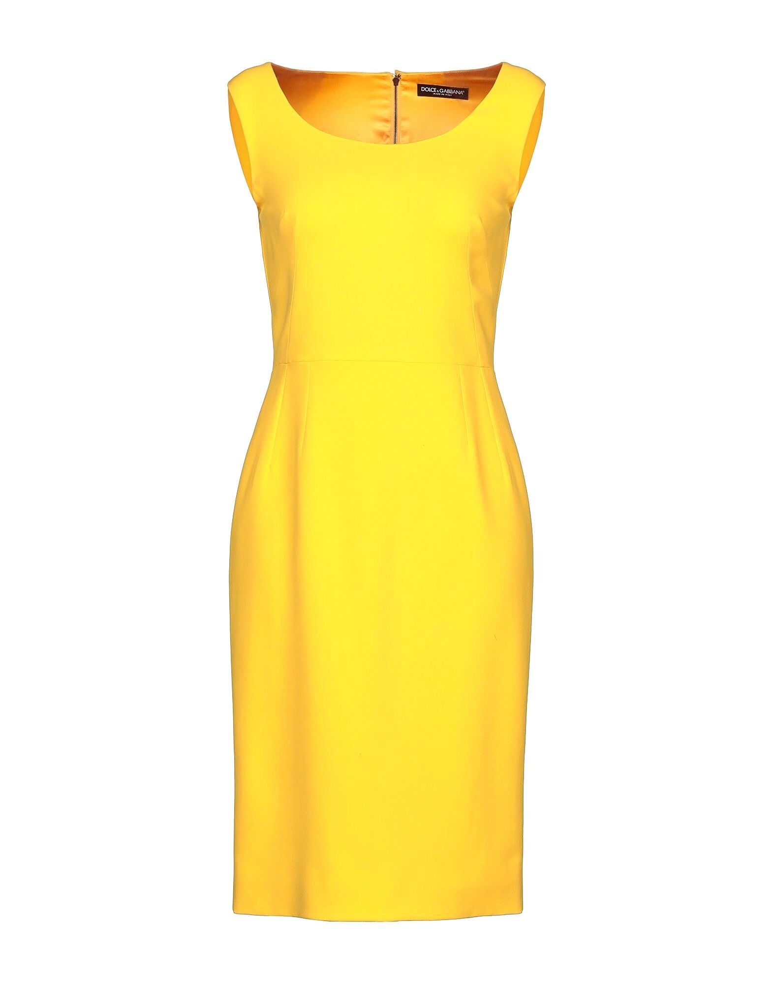 

Платье миди Dolce&Gabbana, желтый