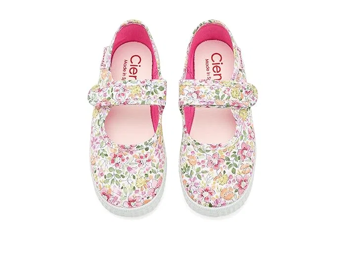 Кеды с цветочным принтом 56087 Cienta Kids Shoes, Pink Floral — фото 3