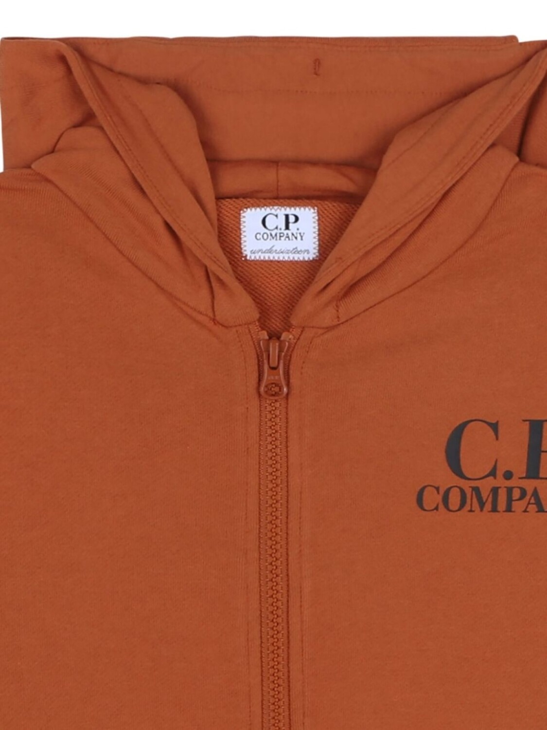 Худи  CP Company Kids с капюшоном и очками C.P. Company Kids, оранжевый — фото 3