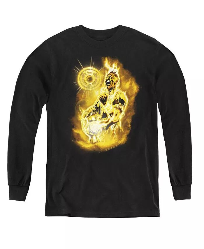 

Молодежные толстовки с длинным рукавом Sinestro Nebula Green Lantern, черный