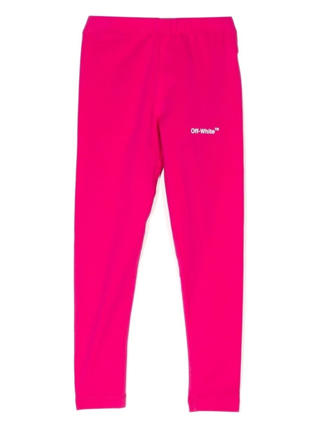 

Off-White Kids легинсы с полосками Diag, розовый
