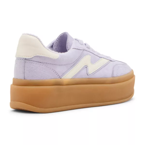 Модные женские кроссовки на платформе Mightty Madden Girl, цвет lav white — фото 3