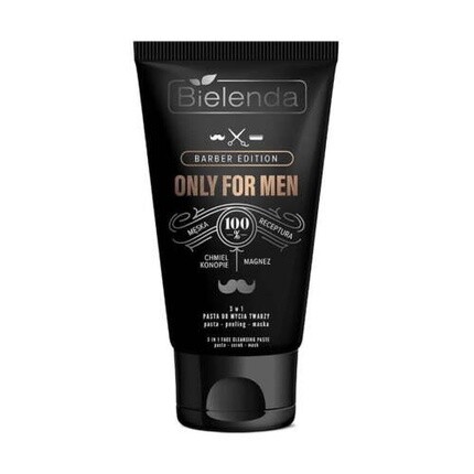 

Только для мужчин Barber Edition Очищающая паста для лица 3-в-1, Bielenda