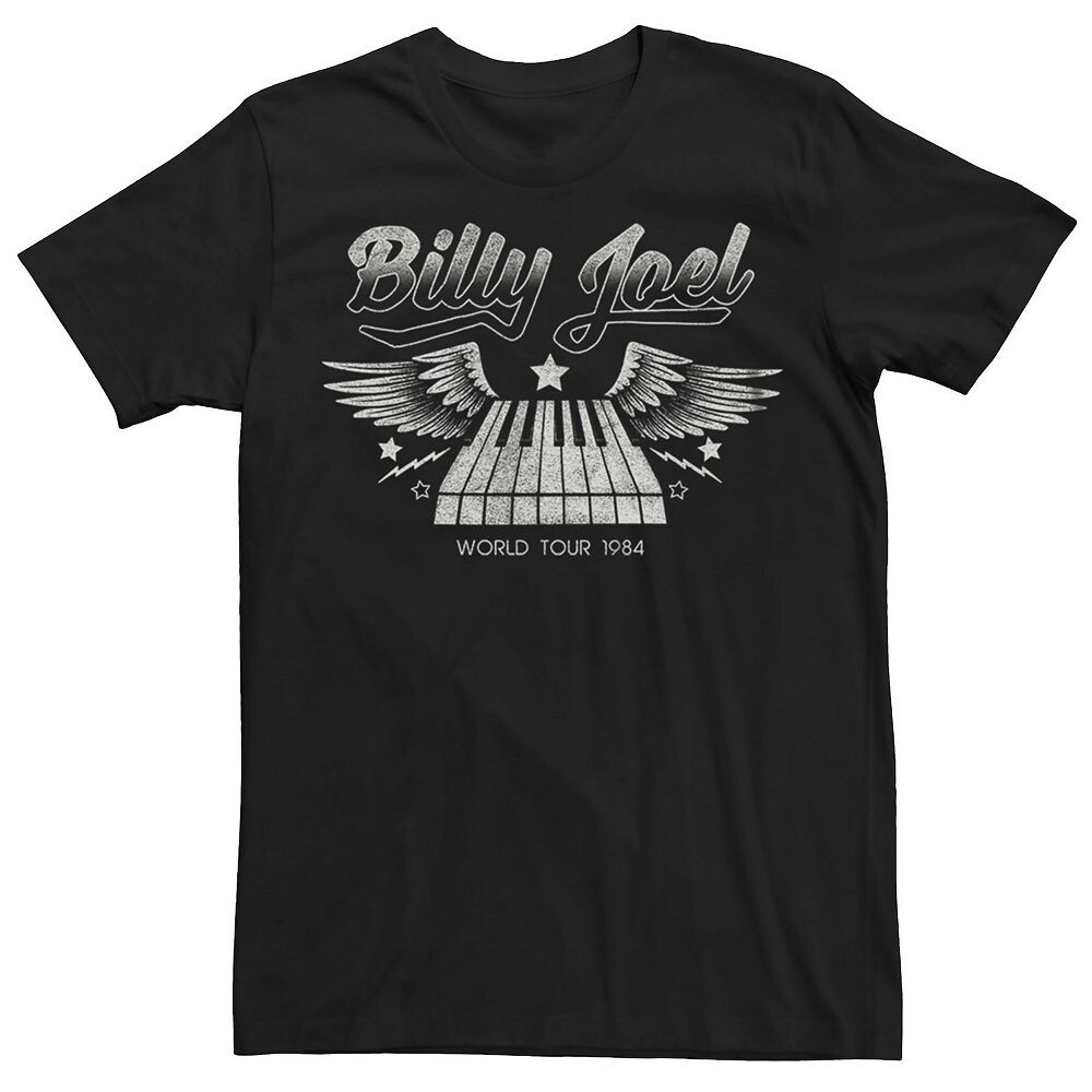 

Мужская футболка Billy Joel World Tour 1984 Licensed Character, черный
