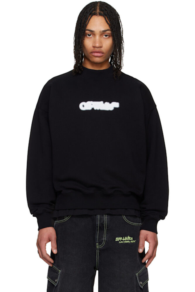 

Черная толстовка Spray Arrow Skate Off-White