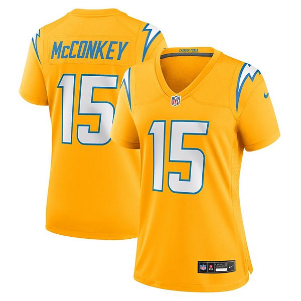 

Женская футболка Ladd McConkey Gold Los Angeles Chargers Alternate Charger Power Game Nike, Золотой, Женская футболка Ladd McConkey Gold Los Angeles Chargers Alternate Charger Power Game Nike
